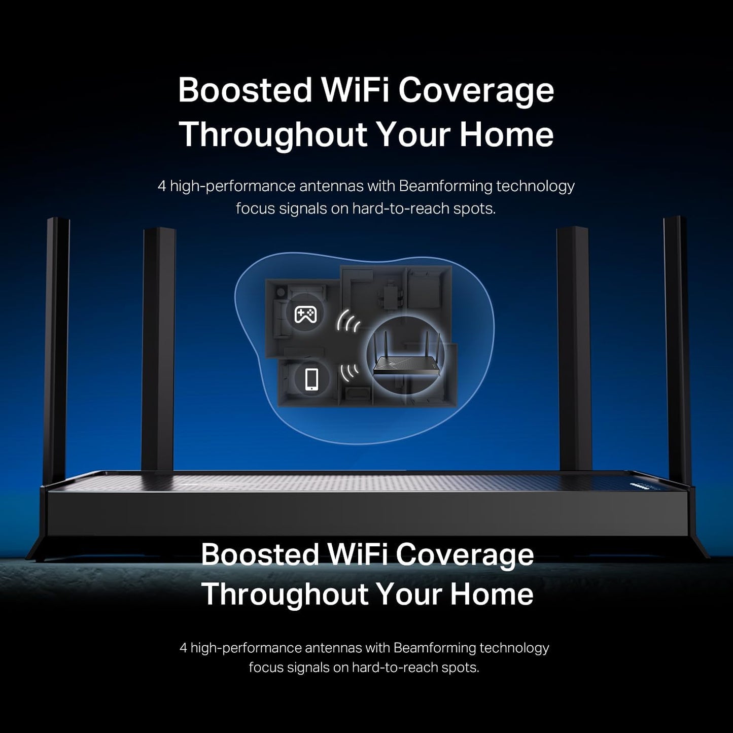 TP-Link Archer BE220 BE3600 Dual-Band Wi-Fi 7 Router - New Condition