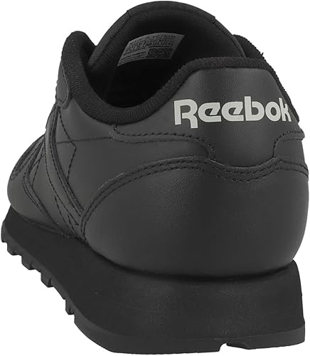 Reebok Classic Leather Women's Sneakers – Black/Black/Pure Grey (US 7) - New Condition