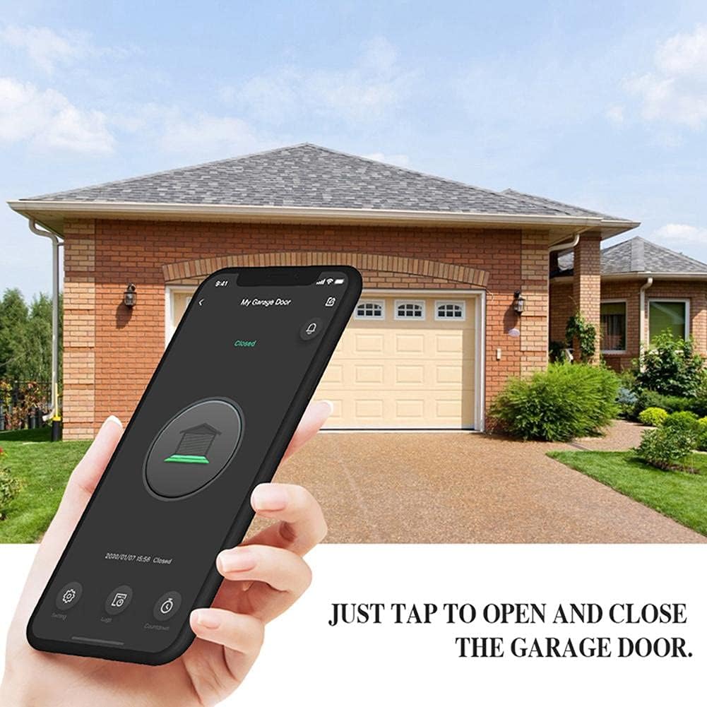 Connect SmartHome Wi-Fi Garage Door Opener Controller with App Control - New Condition