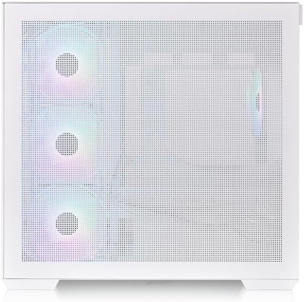 Thermaltake View 380 TG ARGB Snow Mid Tower PC Case with 4 Fans - New Condition