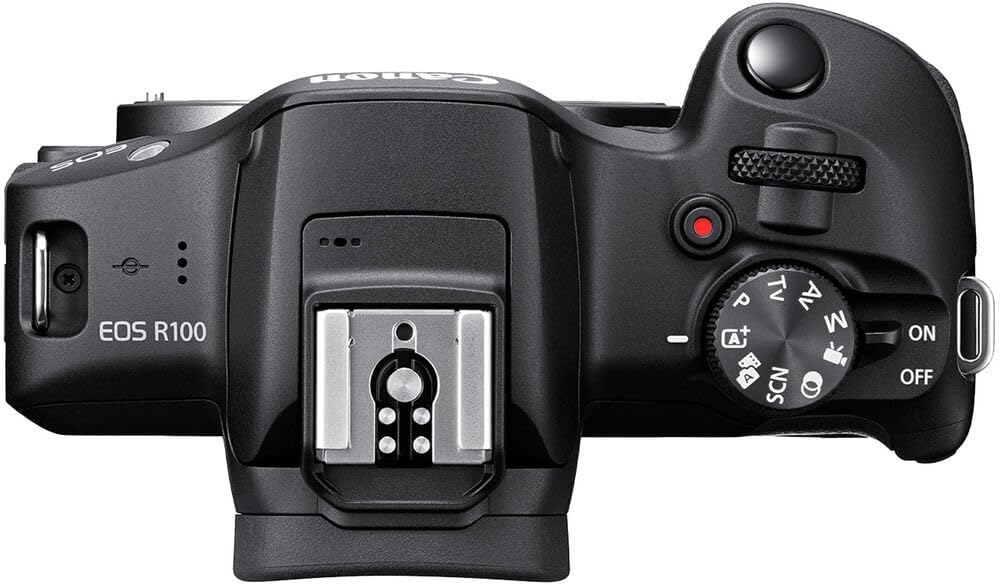Canon EOS R100 Mirrorless Camera with 18-45 mm and 55-210 mm Lenses Kit - AU Version - New Condition