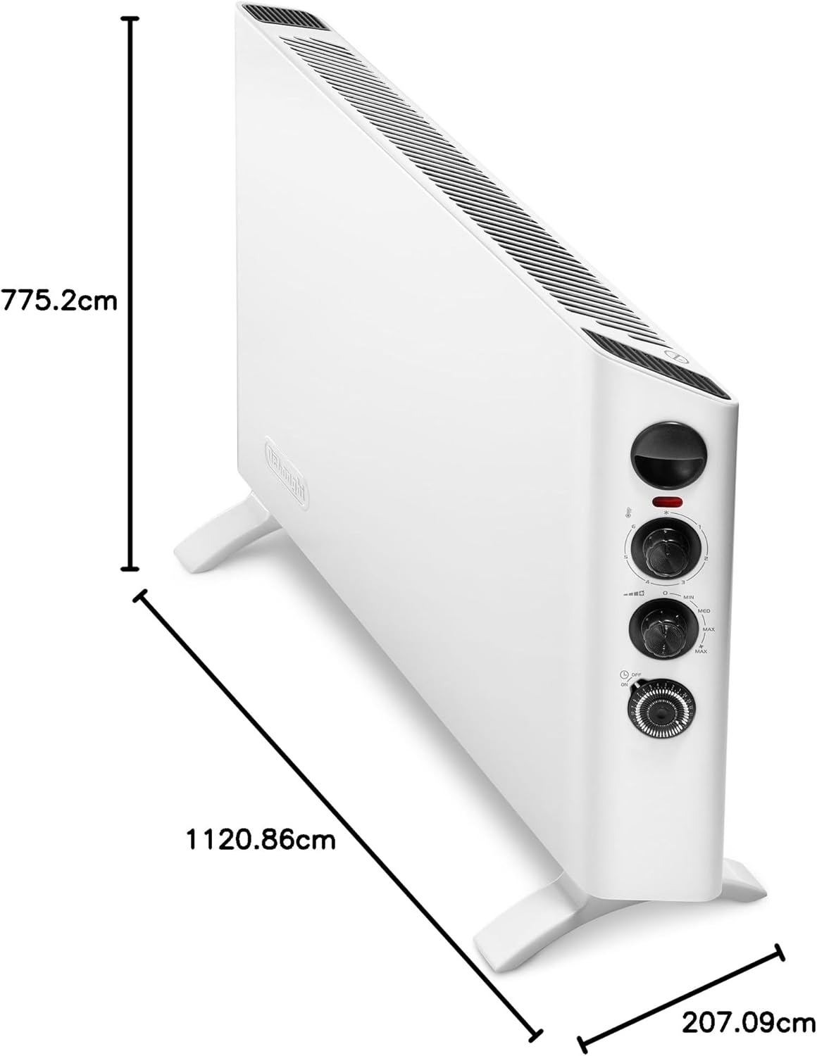 De'Longhi SlimStyle Convector Heater – 2400W Wall Mountable Heater - Excellent Condition