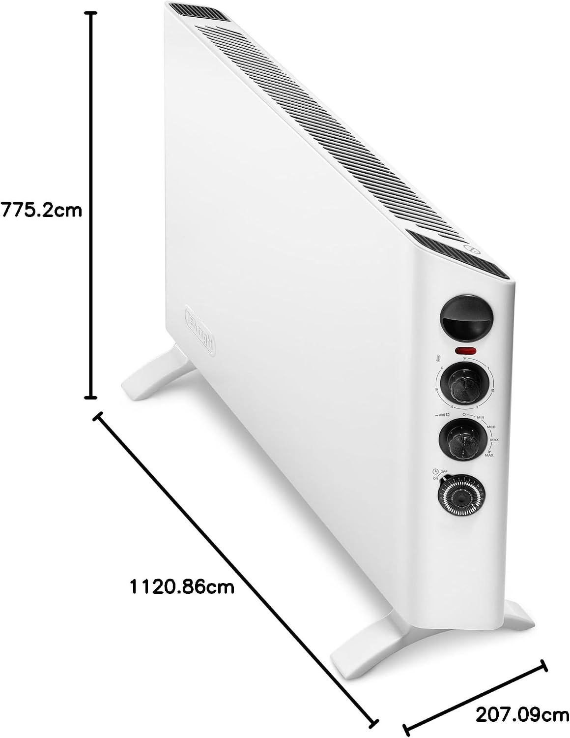 De'Longhi SlimStyle HSX3324FTS 2400W Convector Heater with 24-Hour Timer - Excellent Condition