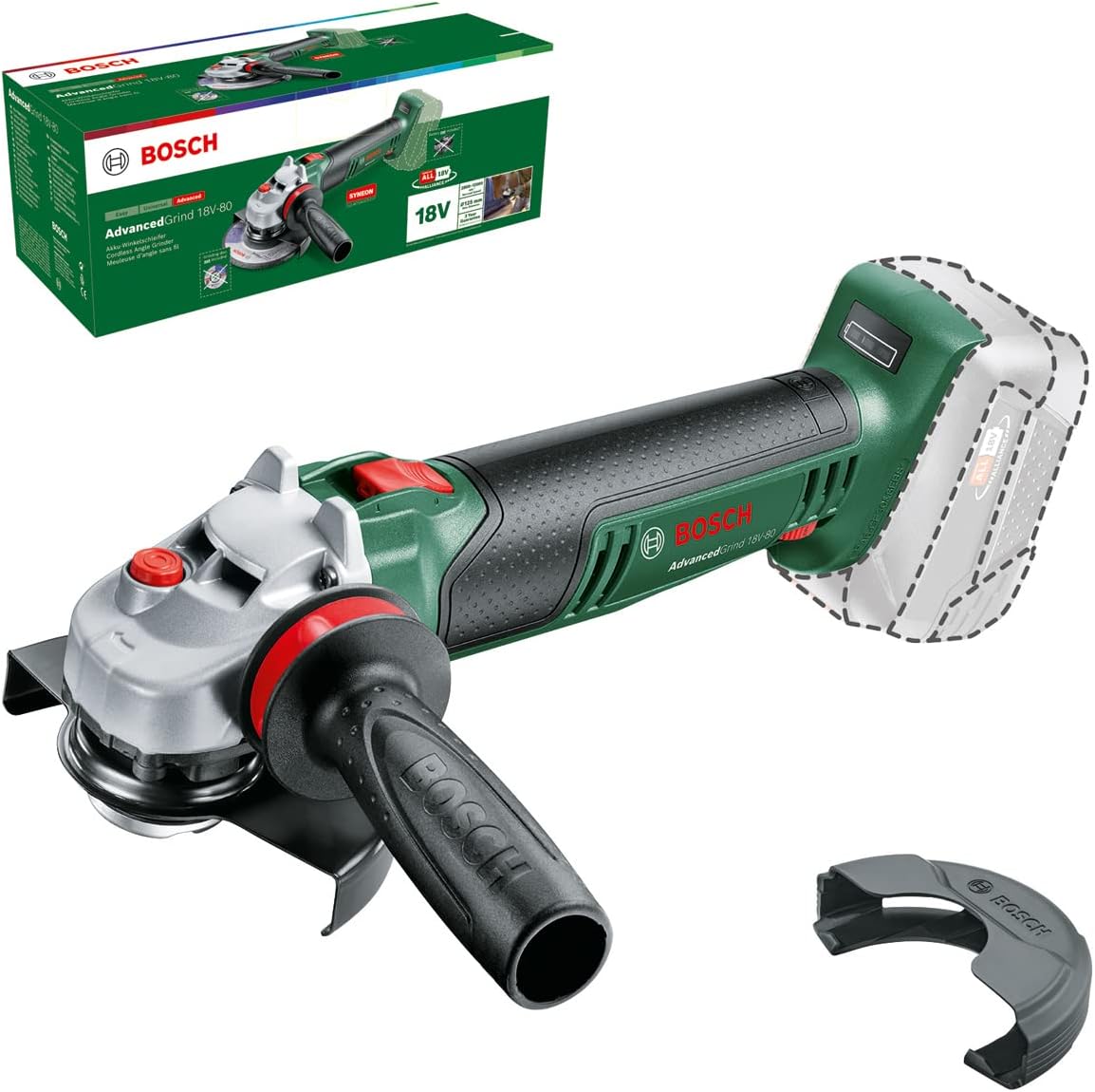 Bosch AdvancedGrind 18V-80 Cordless Angle Grinder – Bare Tool - Excellent Condition