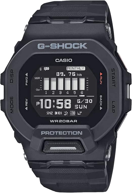G-SHOCK GBD200-1D Men’s Analog-Digital Watch – Black - Excellent Condition
