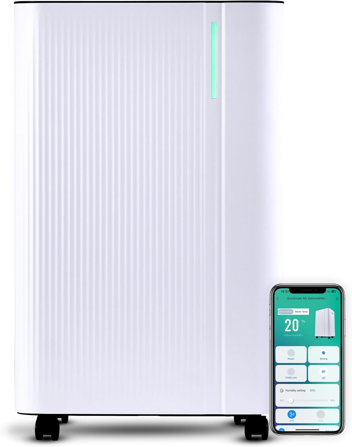 Ausclimate Compact+ 16L Dehumidifier with WiFi Control - Excellent Condition