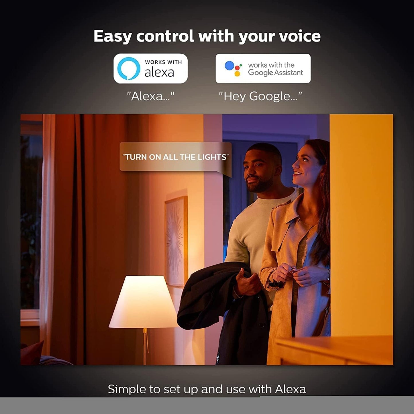 Philips Hue A60 75W 1100lm Smart LED Bulb B22 White Ambiance - New Condition