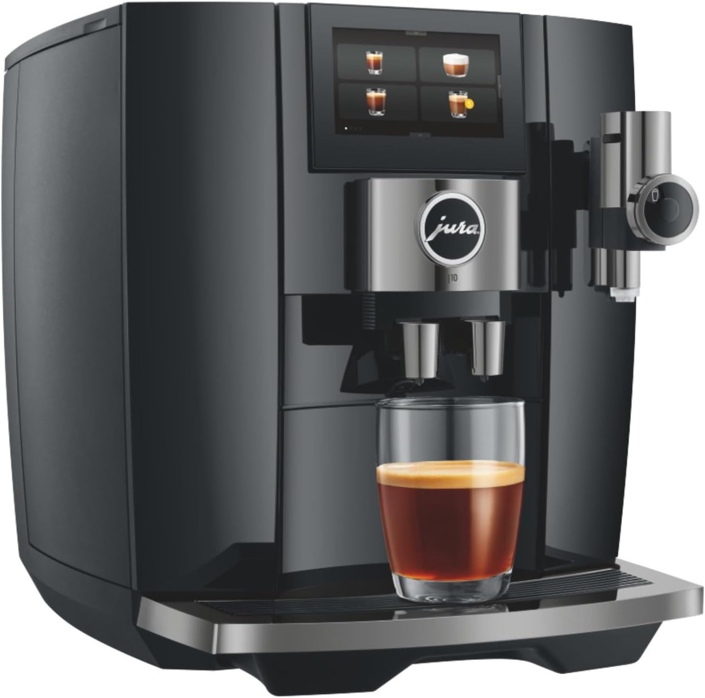 Jura J10 Automatic Coffee Machine with Cold Extraction Piano - Black - Excellent Condition