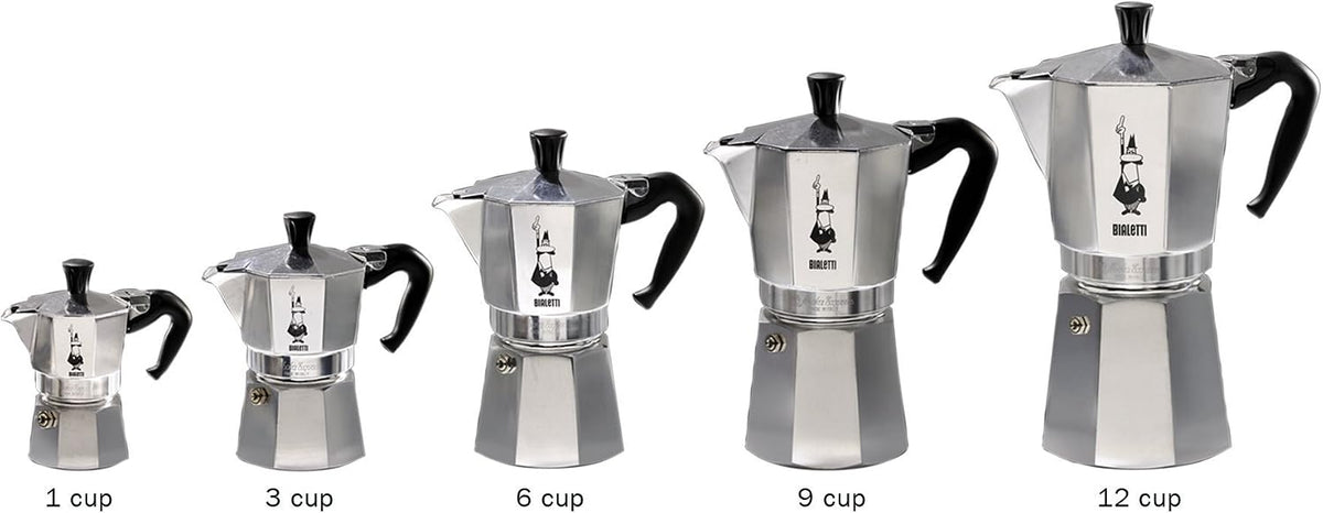 Bialetti Moka Express 2-Cup Stovetop Espresso Maker – 83ml - Excellent Condition