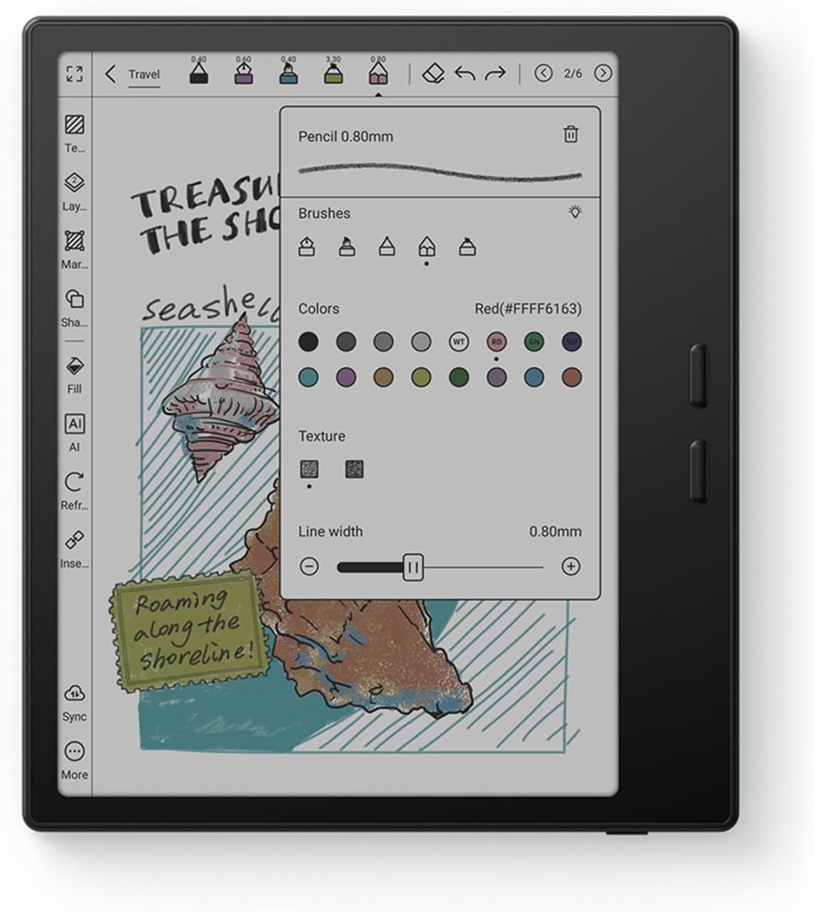 BOOX Go Color 7 Gen II E-Ink Tablet 7" 4GB/64GB – Black - New Condition