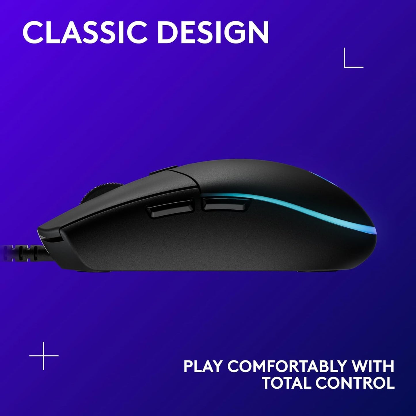 Logitech G203 LIGHTSYNC RGB Gaming Mouse – Black - New Condition
