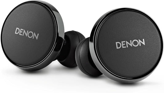 Denon PerL Pro True Wireless Noise Cancelling Earbuds - Black - Excellent Condition