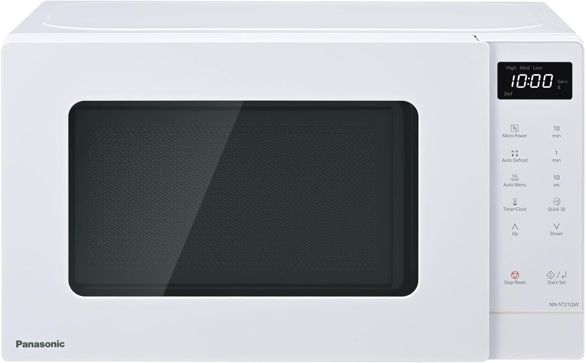 Panasonic 20L 800W Compact Microwave Oven with Auto Menus – White - Excellent Condition