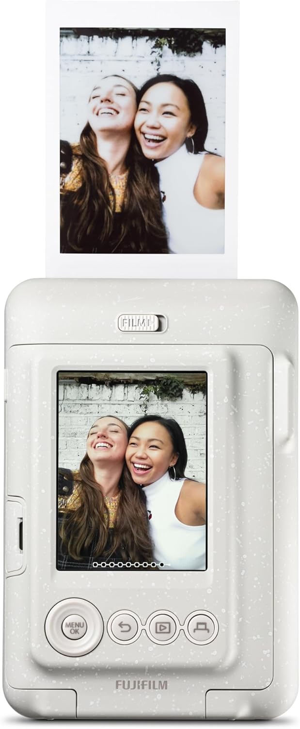 Fujifilm Instax Mini LiPlay Hybrid Instant Camera - Misty White - Excellent Condition