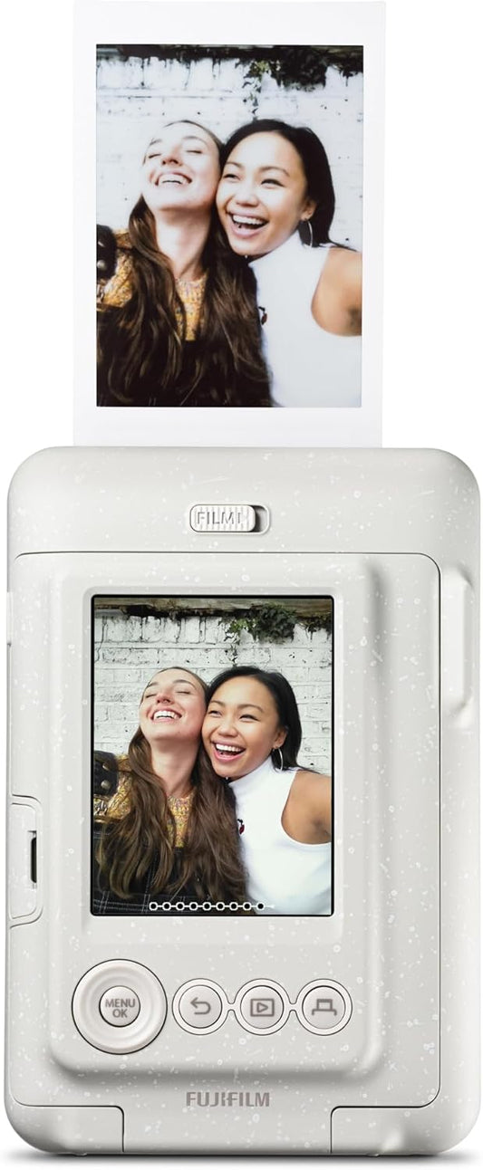 Fujifilm Instax Mini LiPlay Hybrid Instant Camera - Misty White - Excellent Condition