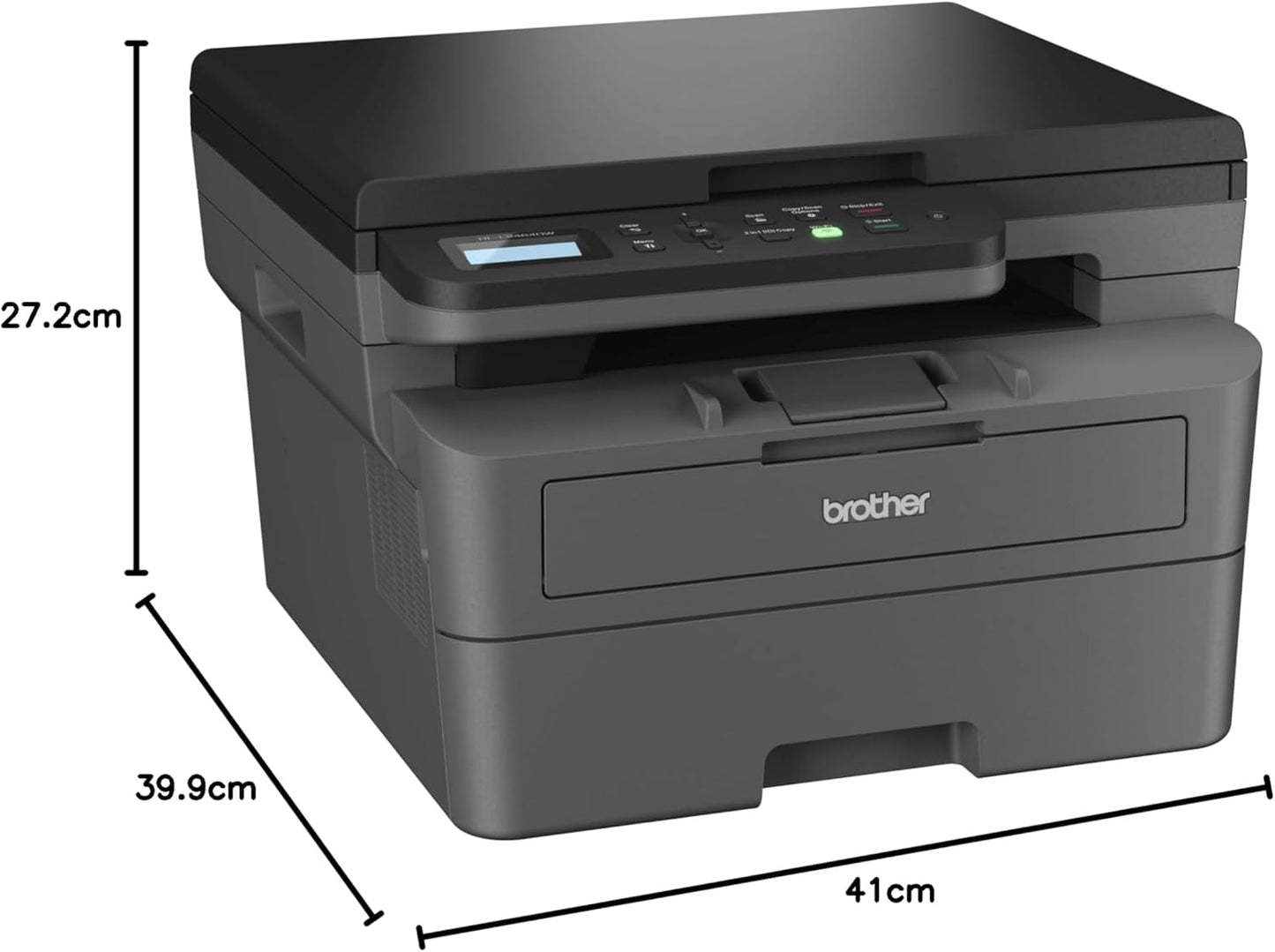 Brother HL-L2464DW Wireless Mono Laser Printer/Scanner/Copier – 28ppm, Duplex - Excellent Condition