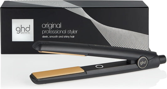 ghd Original Hair Straightener – Professional Ceramic Styling Tool, Universal Voltage, Black - Excellent Condition