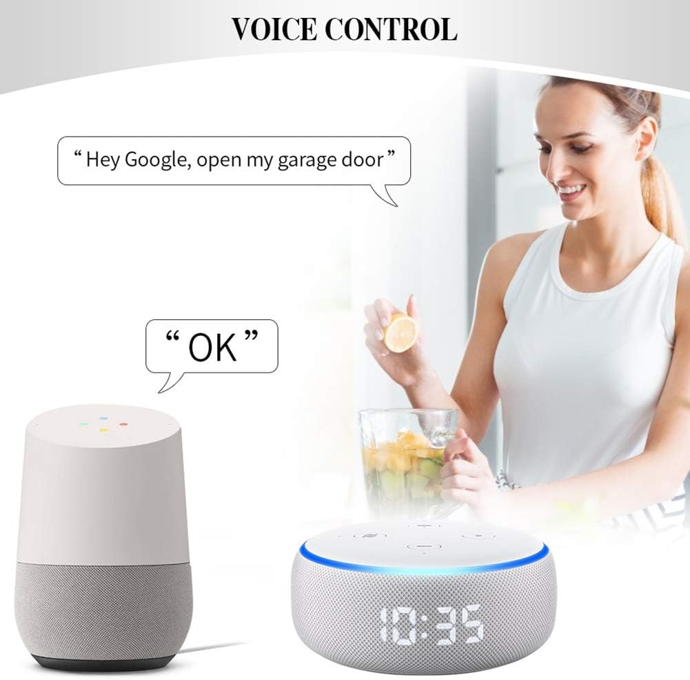 Connect SmartHome Wi-Fi Garage Door Opener Controller with App Control - New Condition