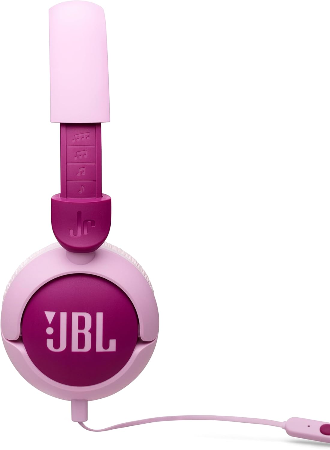 JBL Junior 320 - Wired on-Ear Kids Headphones Safe Sound (<85dB), Built-in mic, Fit for Kids and Customizable with Included Stickers (Purple) - Excellent Condition
