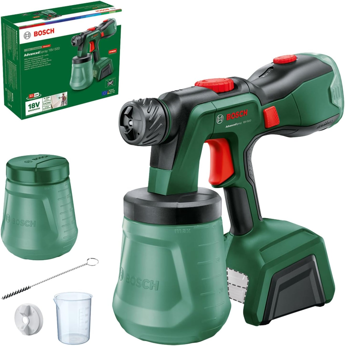 Bosch 18V Cordless Paint Sprayer AdvancedSpray 18V-500 1.2L - Good Condition
