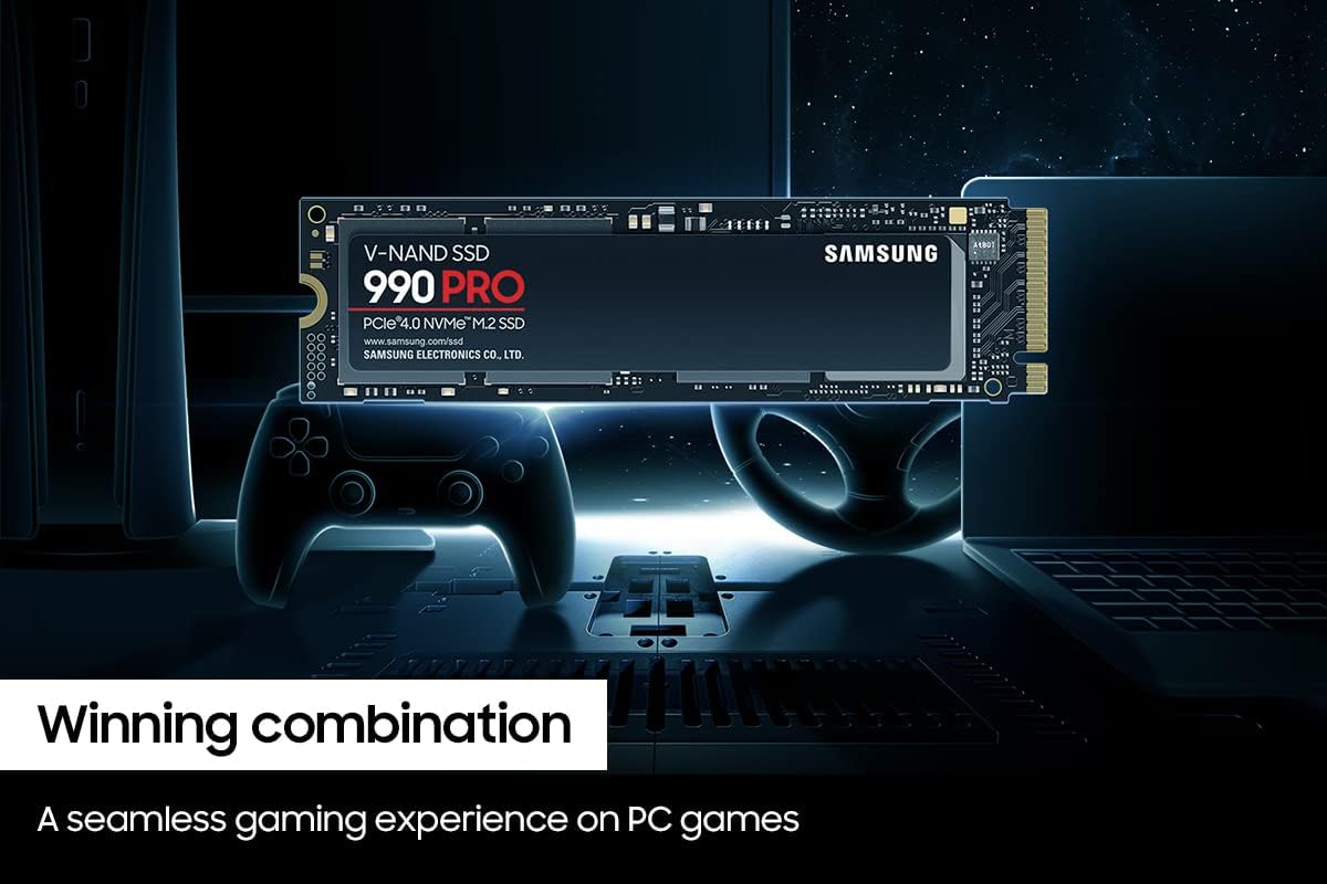Samsung 990 PRO 4TB PCIe 4.0 NVMe M.2 SSD with Heatsink - New Condition