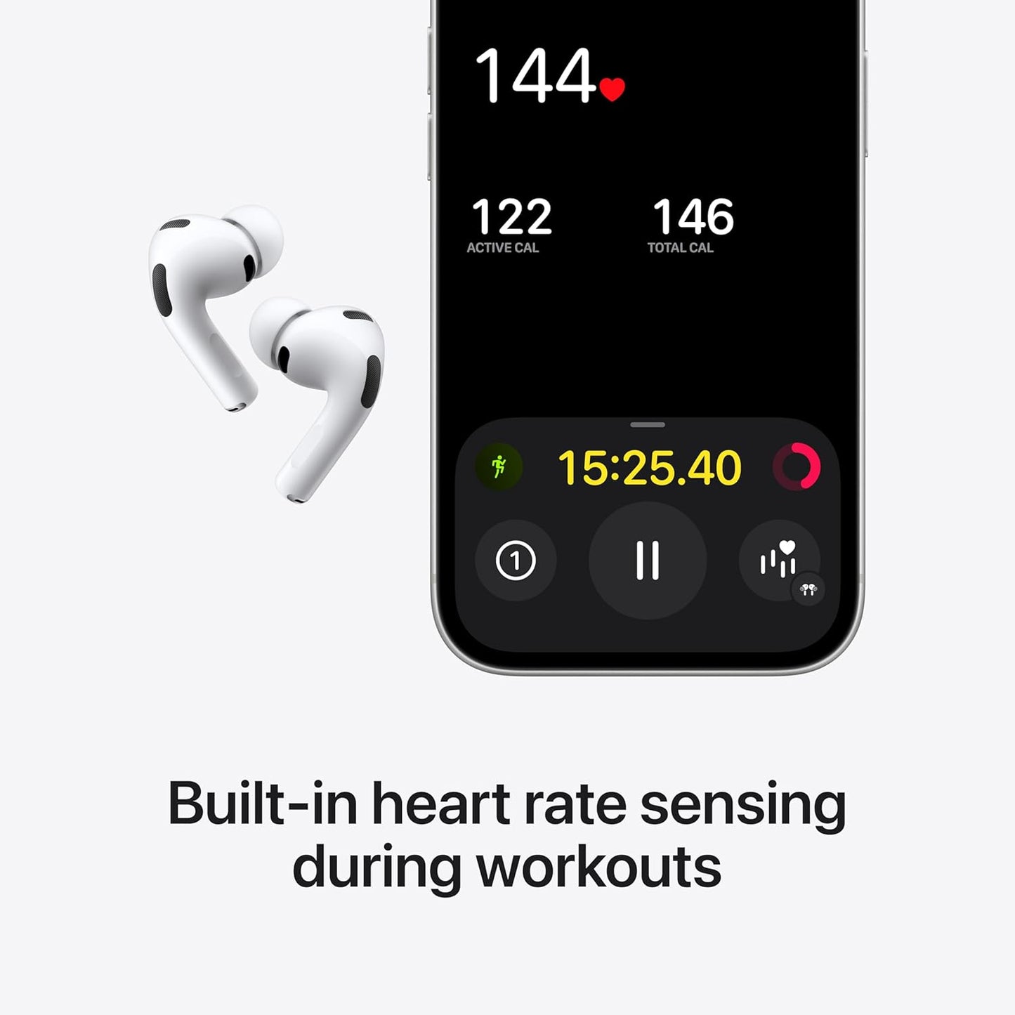 Apple AirPods Pro 3 Wireless Earbuds, Active Noise Cancellation - New Condition