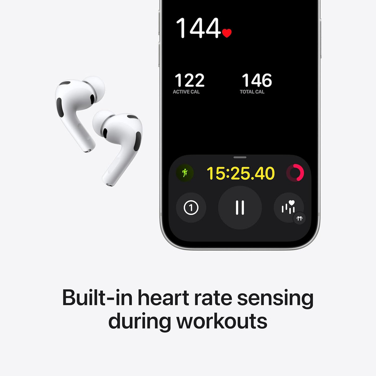 Pre-owned Apple AirPods Pro 3 Wireless Earbuds – ANC, Spatial Audio, USB-C - Excellent Condition