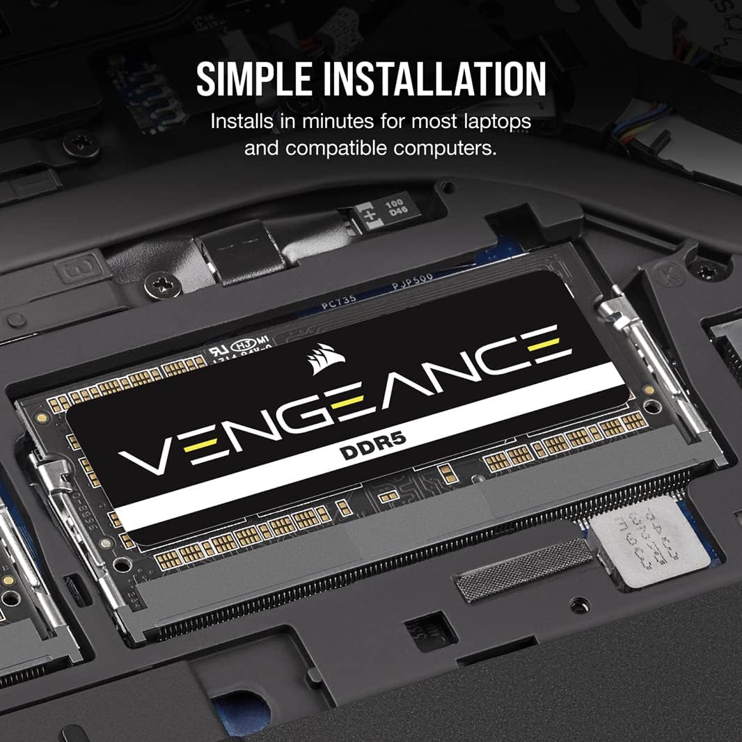 Corsair Vengeance 16GB DDR5 5600MHz CL48 SODIMM RAM - New Condition