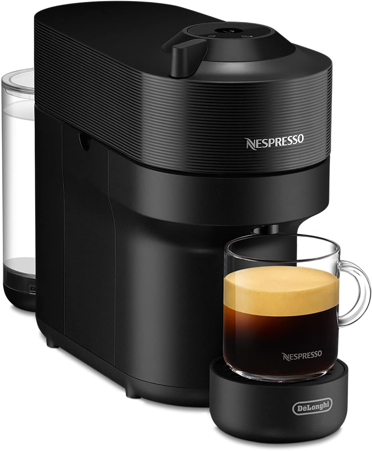 Nespresso De'Longhi Vertuo Pop Coffee Capsule Machine - Liquorice Black - Excellent Condition