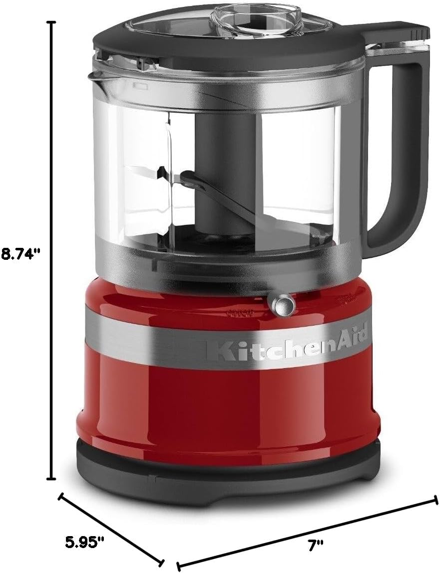 KitchenAid KFC3516 3.5-Cup Food Chopper – 240W, 2 Speeds with Pulse, White - New Condition