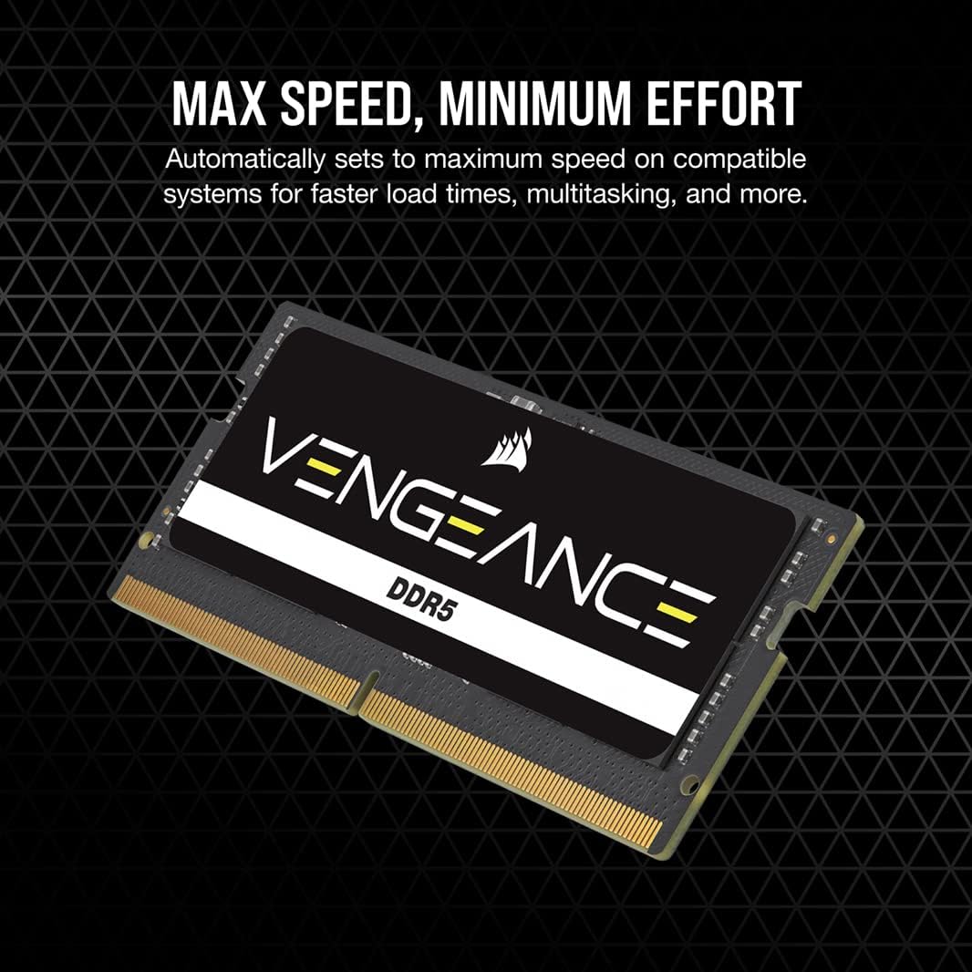 Corsair Vengeance DDR5 32GB (2x16GB) 4800MHz CL40 SODIMM RAM - New Condition