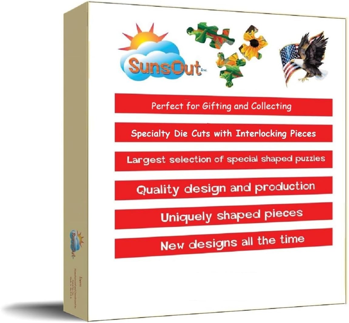 Sunsout 2019 The Mystery of The Horse 800 Piece Horses Shaped Puzzle - New Condition