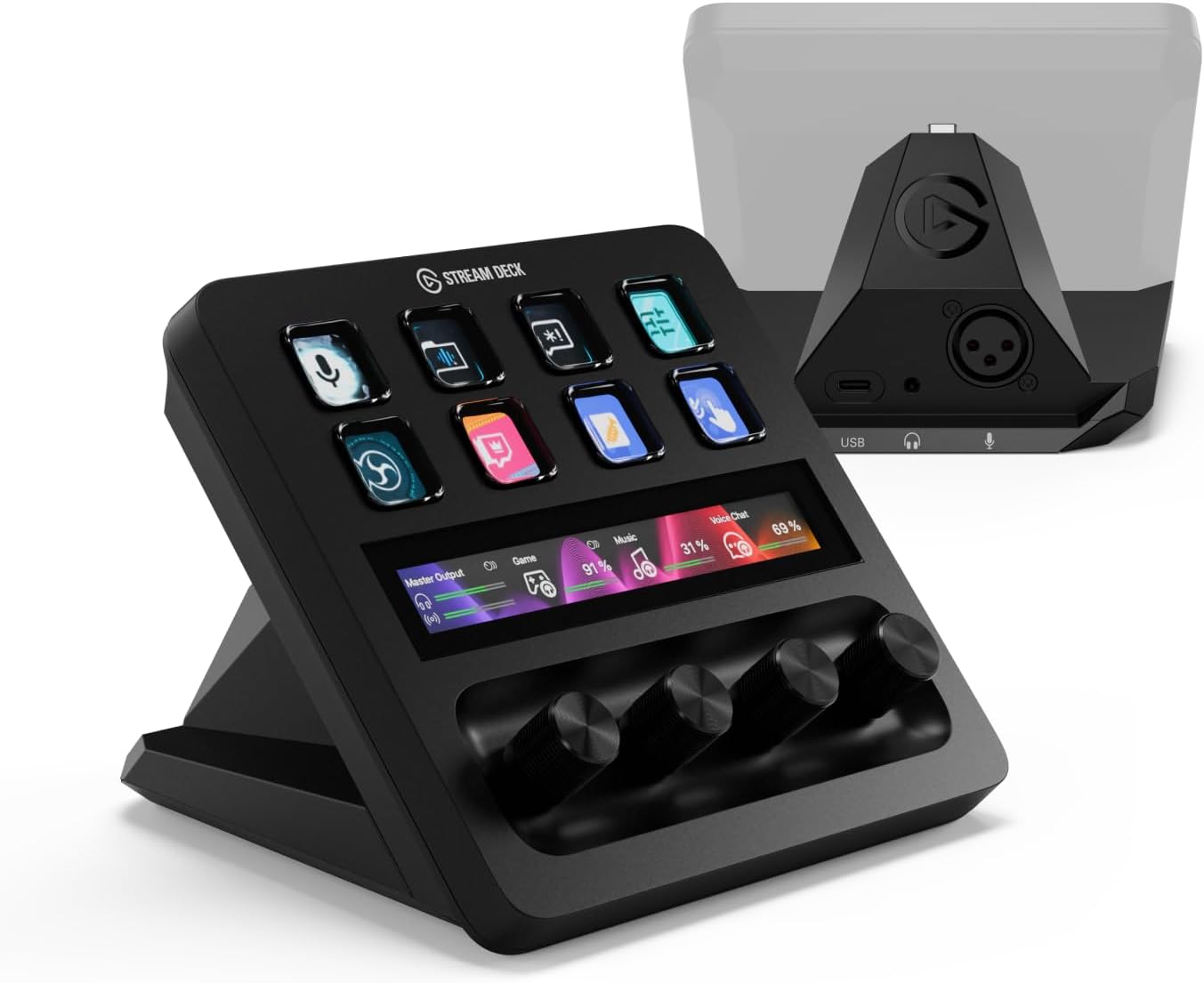 Elgato Stream Deck + XLR Dock Audio Mixer with Mic Interface - New Condition