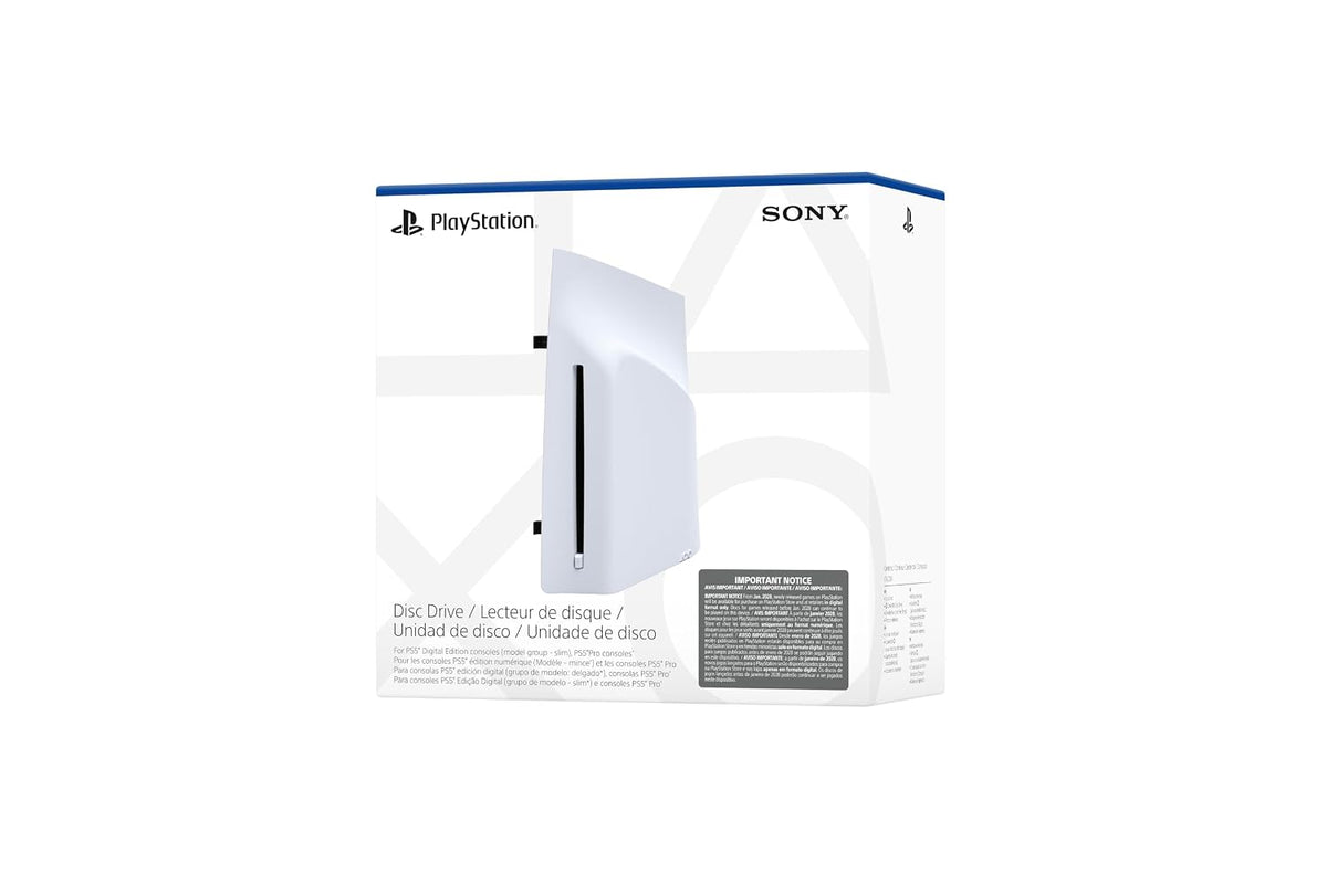 PlayStation Disc Drive for PS5 Digital Slim & PS5 Pro - New Condition