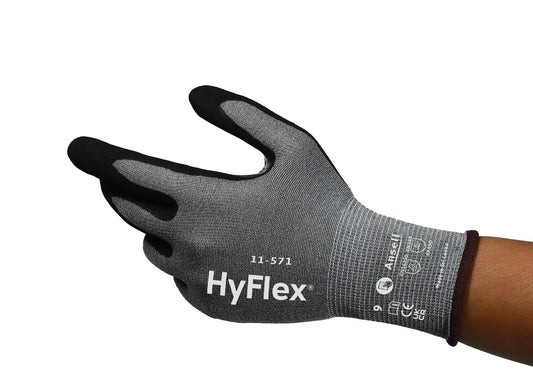 Ansell HyFlex 11-571 Cut Resistant Work Gloves - New Condition