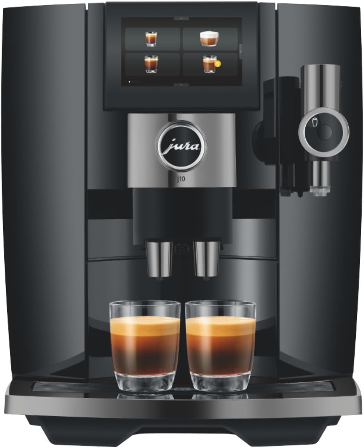 Jura J10 Automatic Coffee Machine with Cold Extraction Piano - Black - Excellent Condition