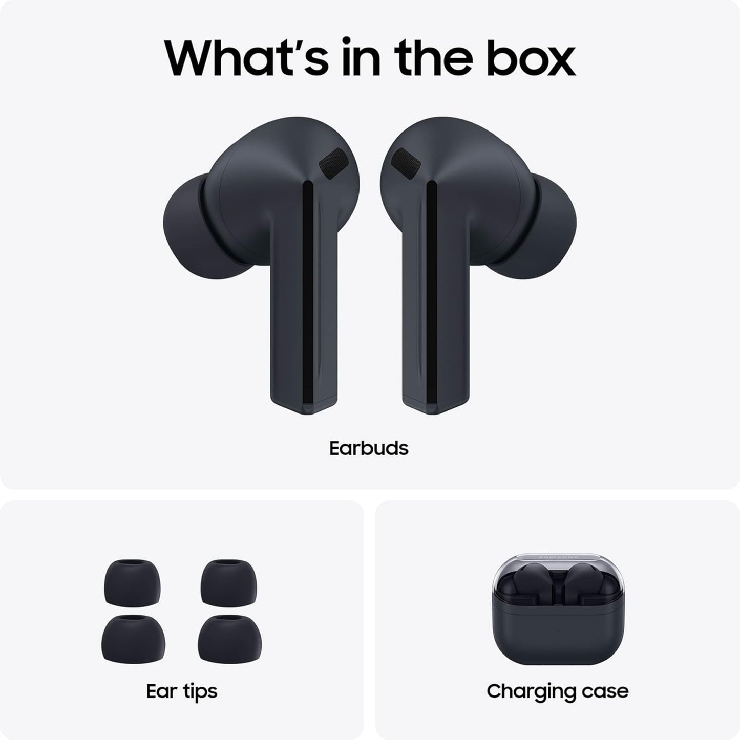 Samsung Galaxy Buds3 FE Wireless Earbuds – Black - Excellent Condition