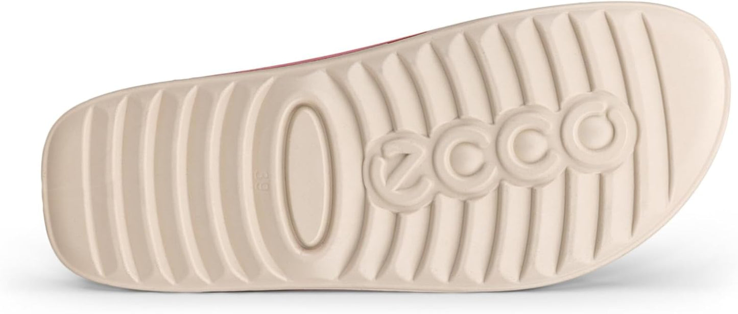 ECCO Cozmo Women's 2-Strap Slide Sandals – Bubblegum (EU 40 / US 9–9.5) - New Condition