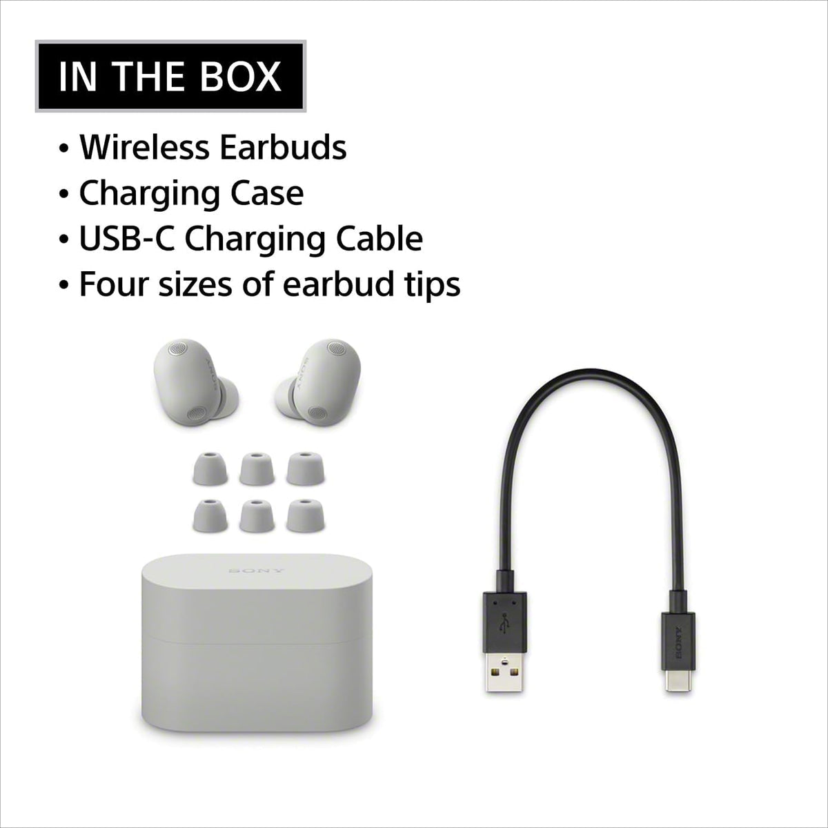 Sony WF-1000XM6 Wireless Noise Cancelling Earbuds – Platinum Silver - Excellent Condition
