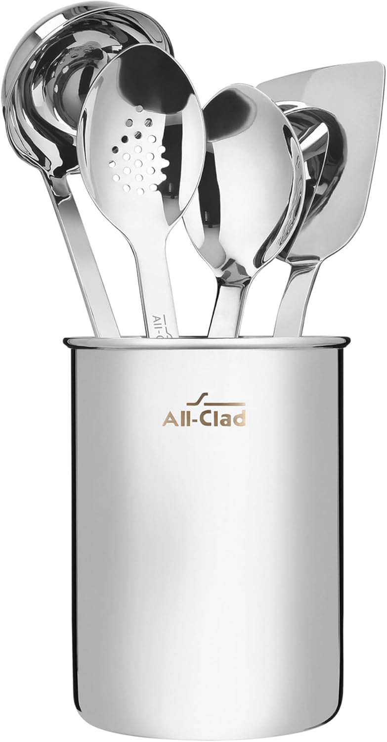 All-Clad 5-Piece Stainless Steel Kitchen Utensil Tool Set - New Condition