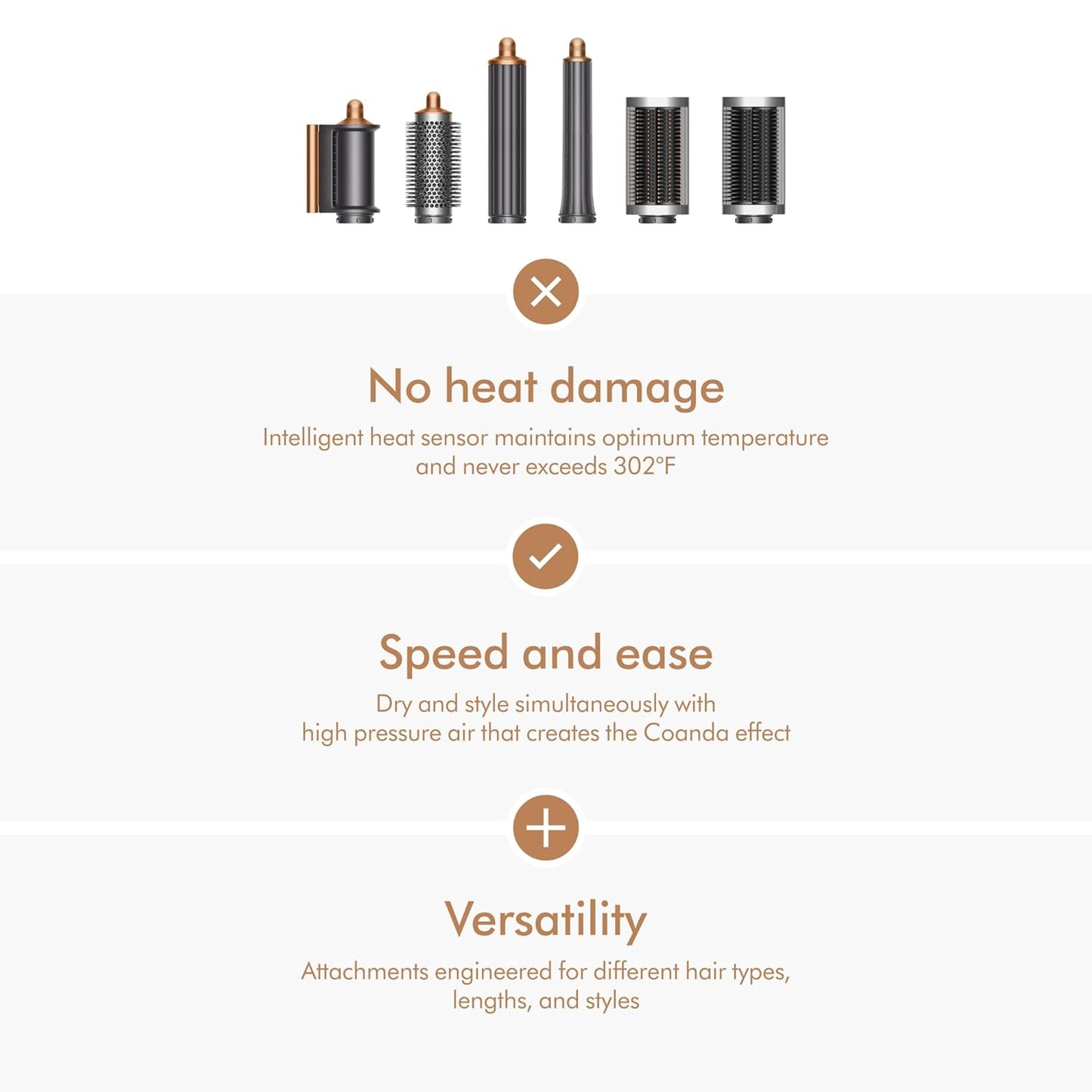 Dyson Airwrap™ Multi-Styler and Dryer Complete Long - New Condition