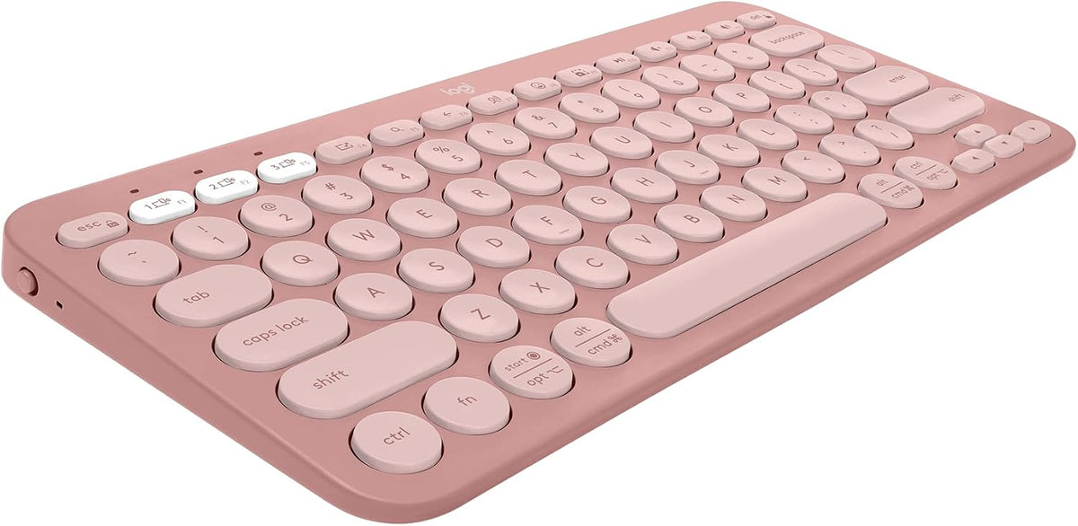 Logitech Pebble Keys 2 K380s Bluetooth Keyboard – Tonal Rose - New Condition