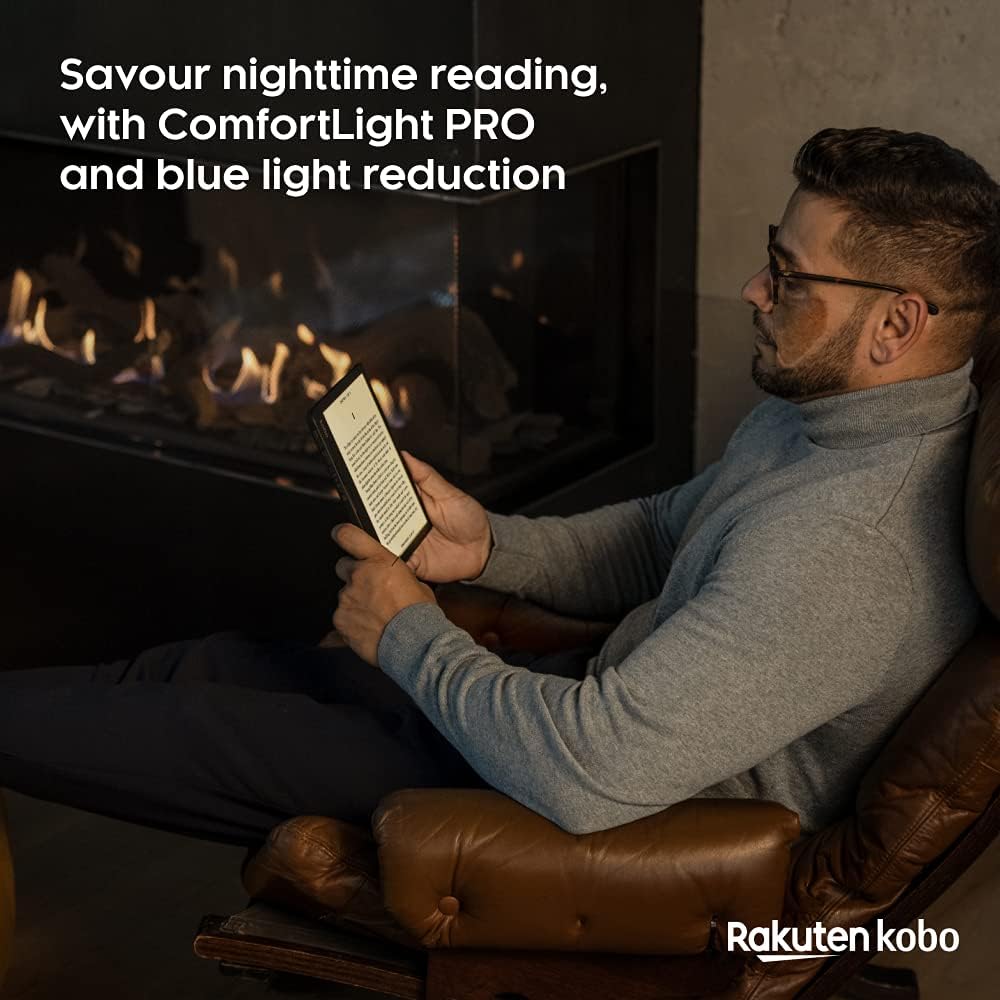 Kobo Sage 8” HD eReader with Adjustable Brightness and Blue Light Filter - New Condition