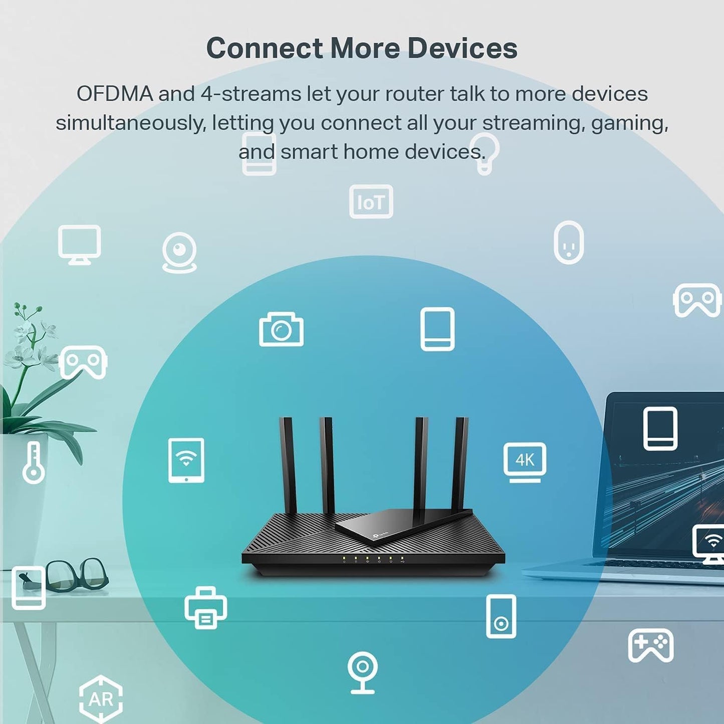 TP-Link Archer AX55 AX3000 Dual Band Wi-Fi 6 Gigabit Router - Excellent Condition