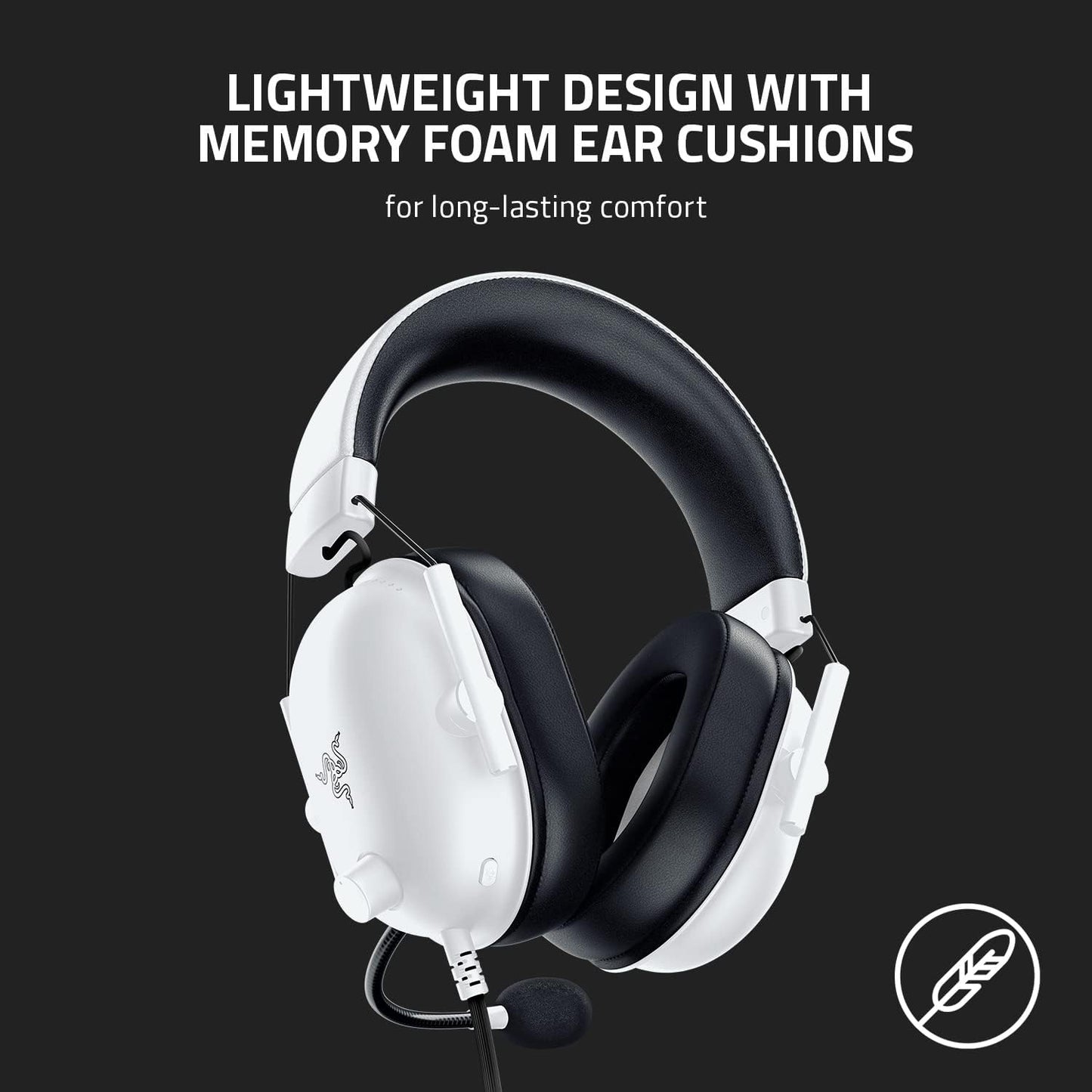 Razer BlackShark V2 X Gaming Headset White - New Condition