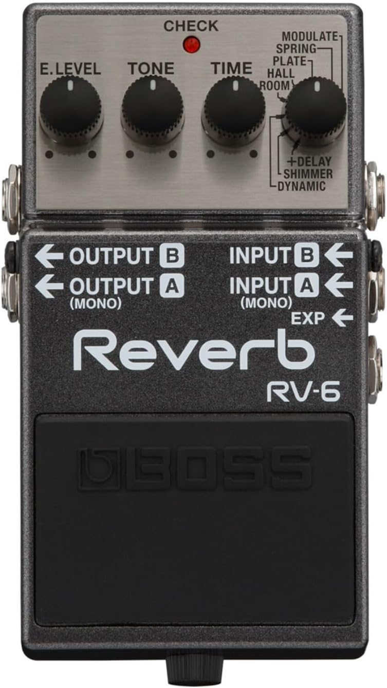 BOSS RV-6 Reverb Guitar Effects Pedal - New Condition