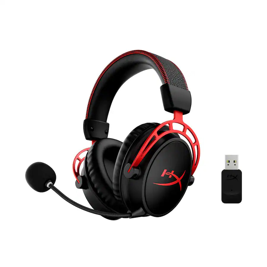 HyperX Cloud Alpha – Wireless Gaming Headset,  for PC, PS4, Xbox One, Nintendo Switch, and Mobile Devices – Red - New Condition