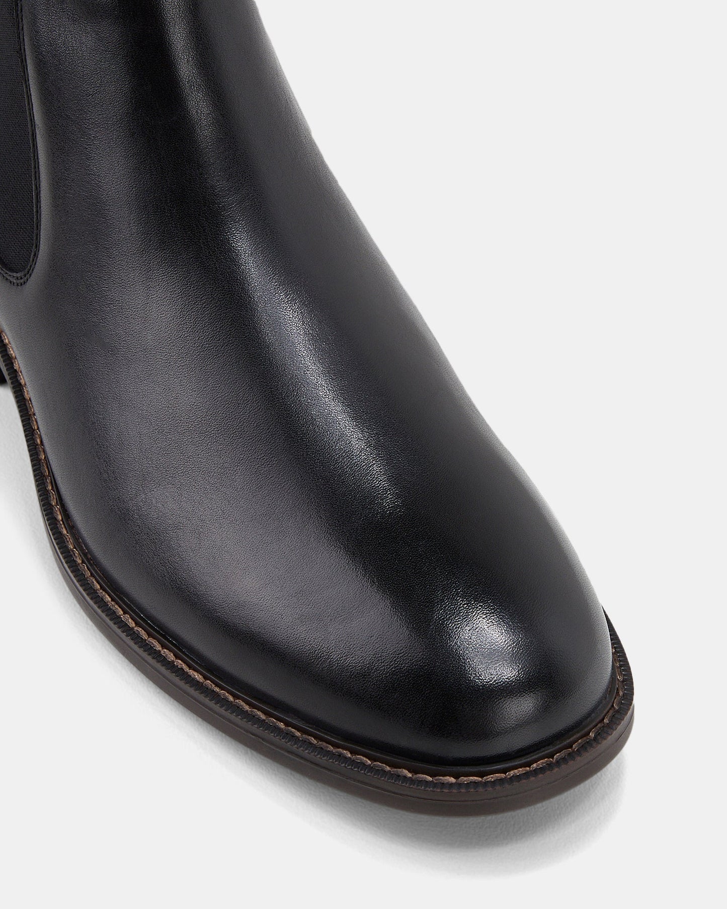 Hush Puppies Hanger Men's Leather Boots – Black Burnish (US 7 / UK 6) - New Condition