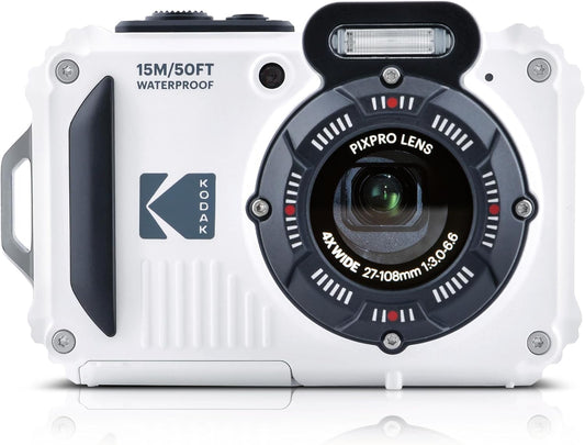 Kodak PIXPRO WPZ2 Waterproof Digital Camera – White with 16MP - New Condition