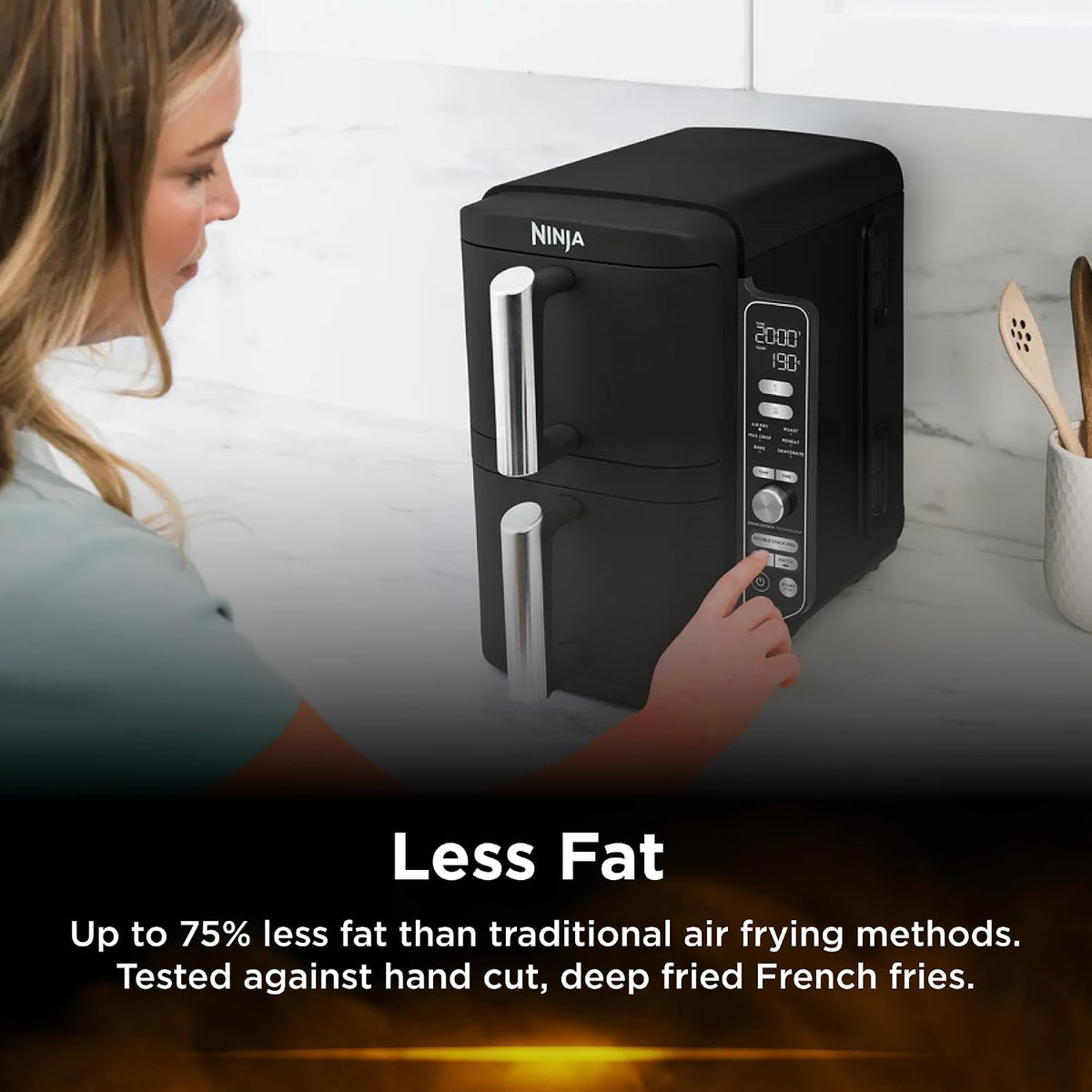 Ninja DoubleStack XXXL 9.5L 2-Drawer Air Fryer – SL400ANZ - New Condition